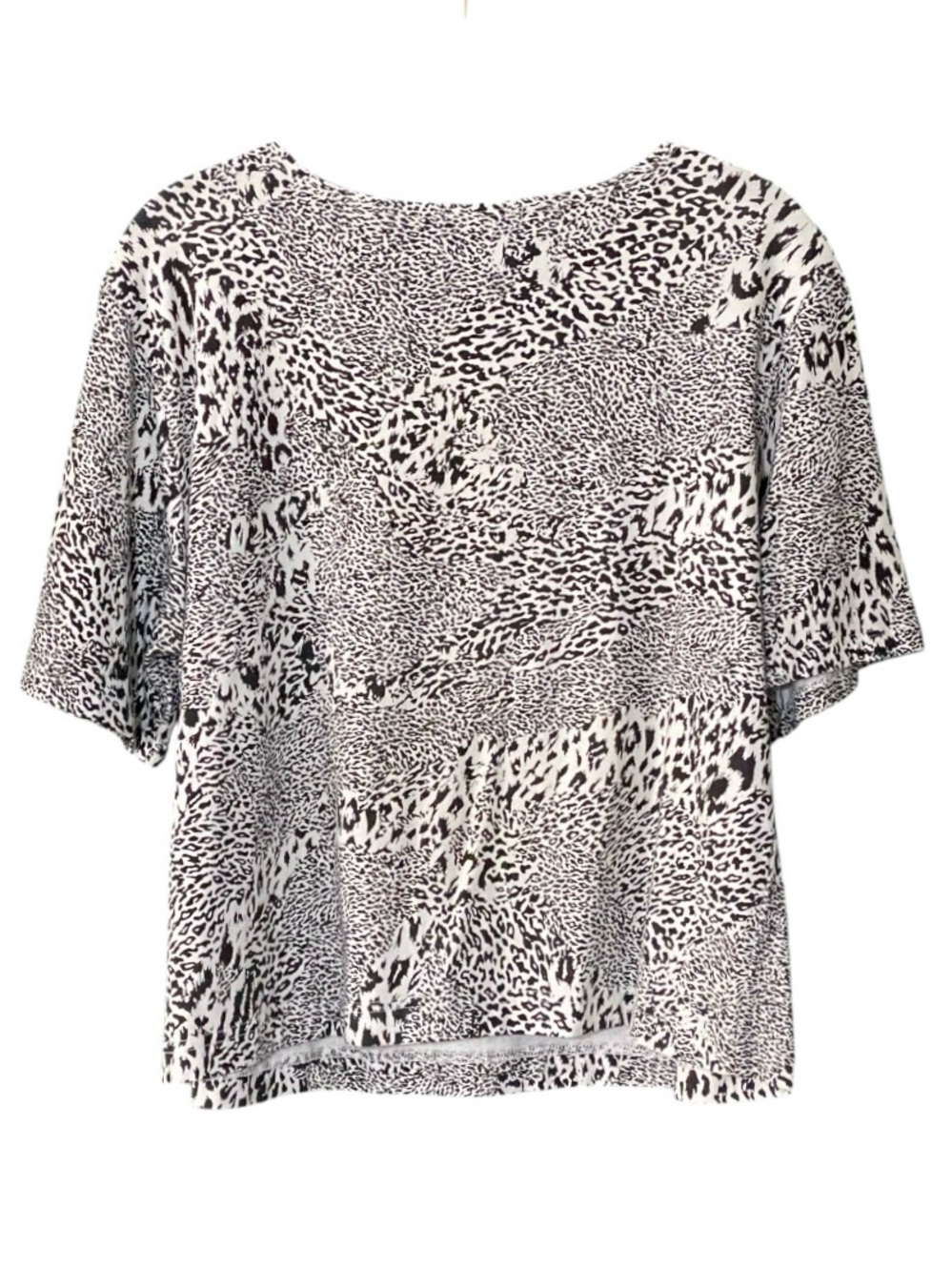 Nancy Bolen Beaded Zebra Top M Art to Wear Maximalist Statement Artsy - Picture 6 of 9